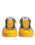 Men's Multicolor Leather Dna Low Top Sneakers Shoes Calf