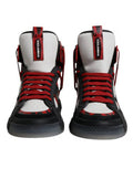 Men's Multicolor Leather High Top Sneakers Shoes Calf
