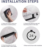 Toallero baño Torino – barra toallero sin taladro