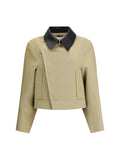 Givenchy Cropped Cotton and Wool Caban Jacket — Beige