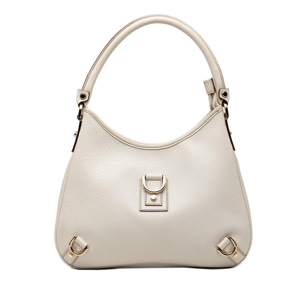 Calfskin Abbey D Ring Shoulder Bag