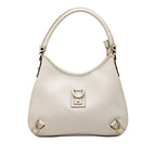 Calfskin Abbey D Ring Shoulder Bag