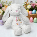 Huevos de Pascua personalizados Peter Rabbit Peluche de peluche con nombre y año Primer regalo de Pascua para niños