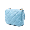 Mini Quilted Lambskin Lacquered Chain Flap