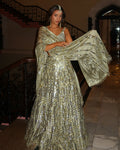 Seafoam Seher Lehenga Set By KYNAH, Luxury Indian Fashion & Bridal Wear
