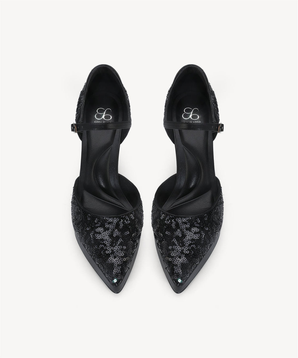Spotlight Dazzling Strapped Stiletto Pump
