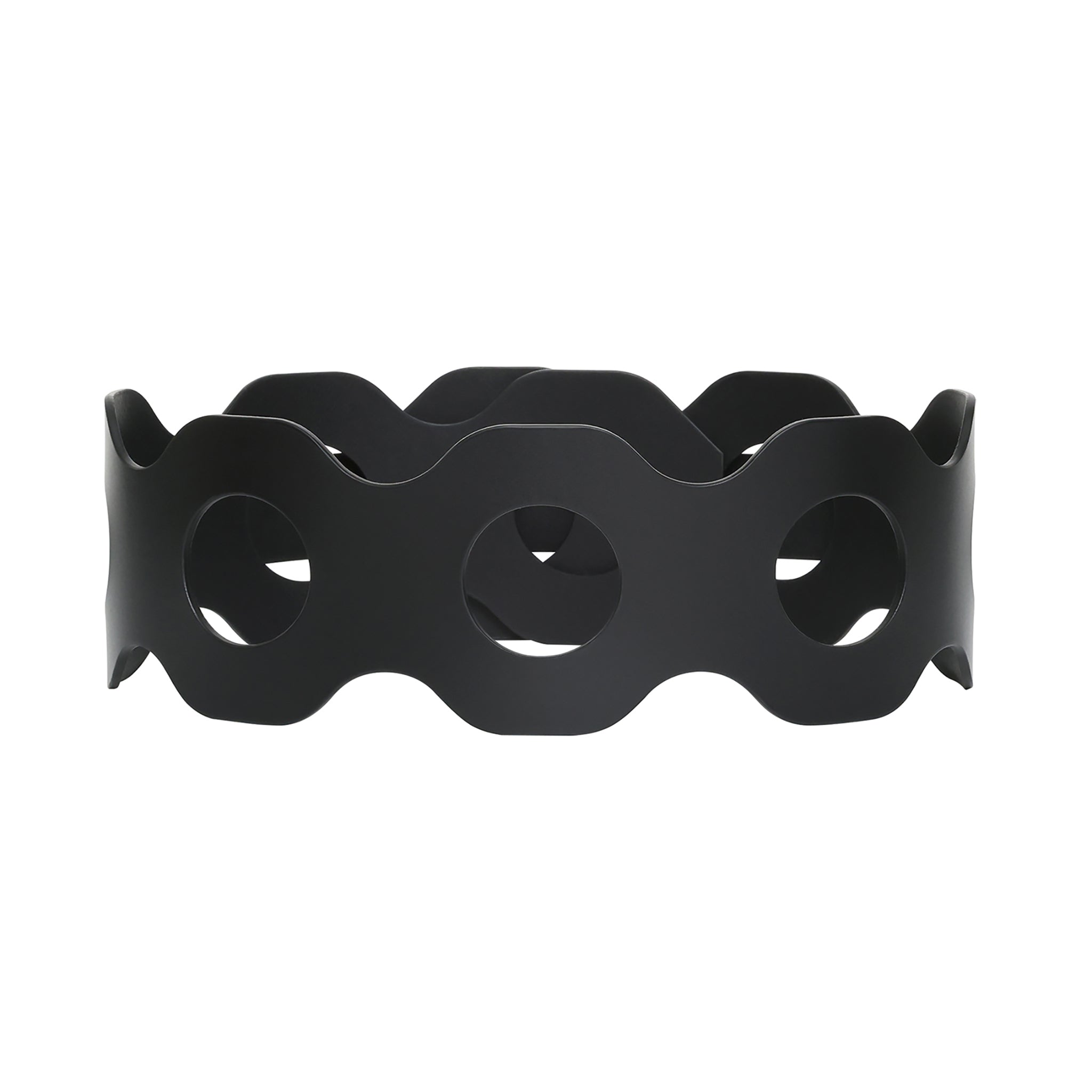 Black Elowen Wide Belt