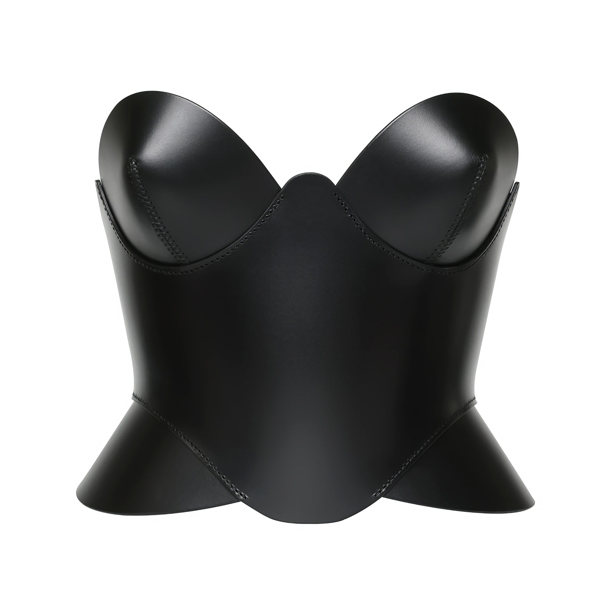 Black Oren Leather Corset