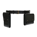 Black Double Belt Bag