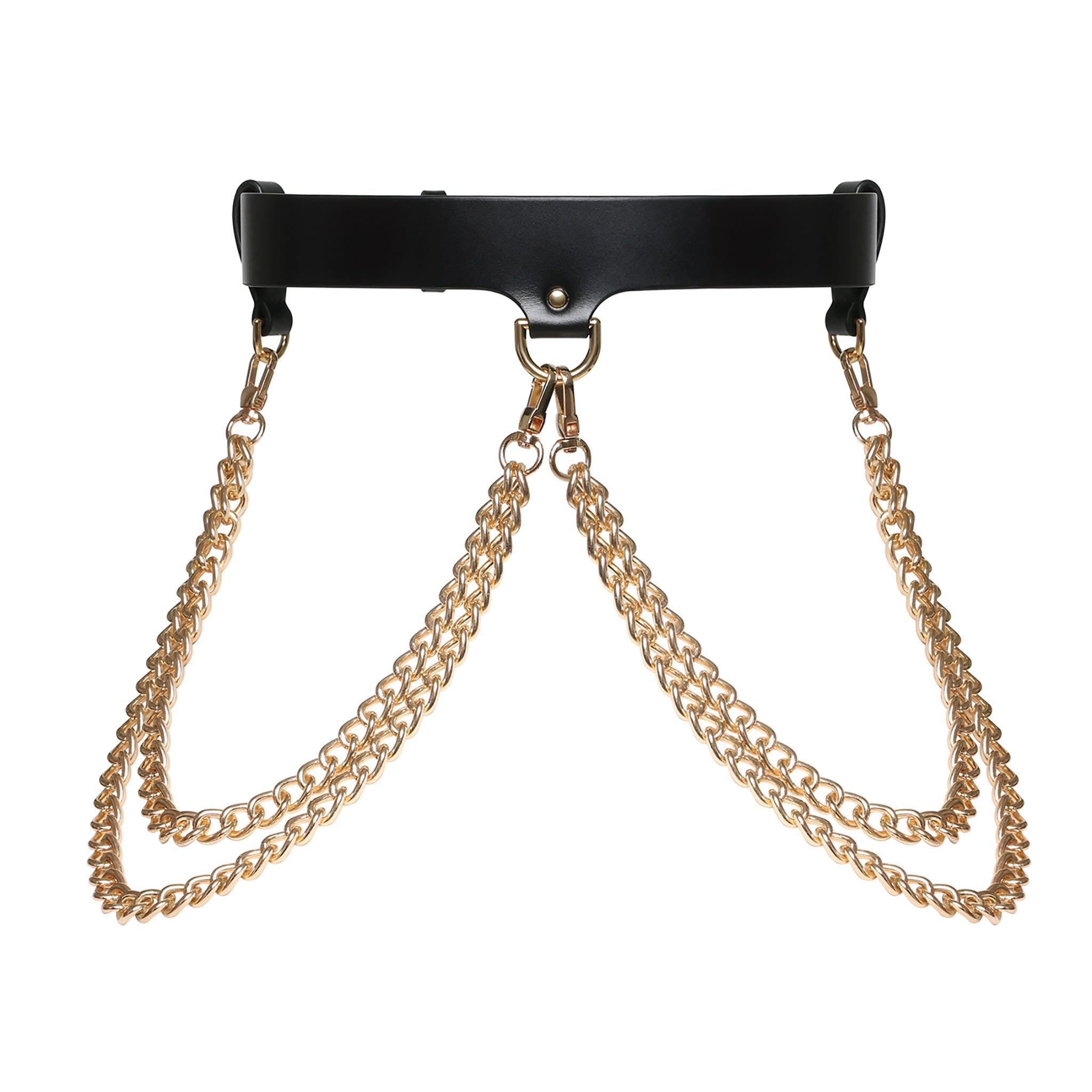 Black Neris Chained Belt