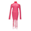 Women's Pink Cotton Casual Dress
