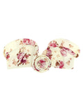 Magda Butrym Floral Print Bikini Top — Cream