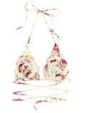 Top de bikini Magda Butrym RE26 — Crema