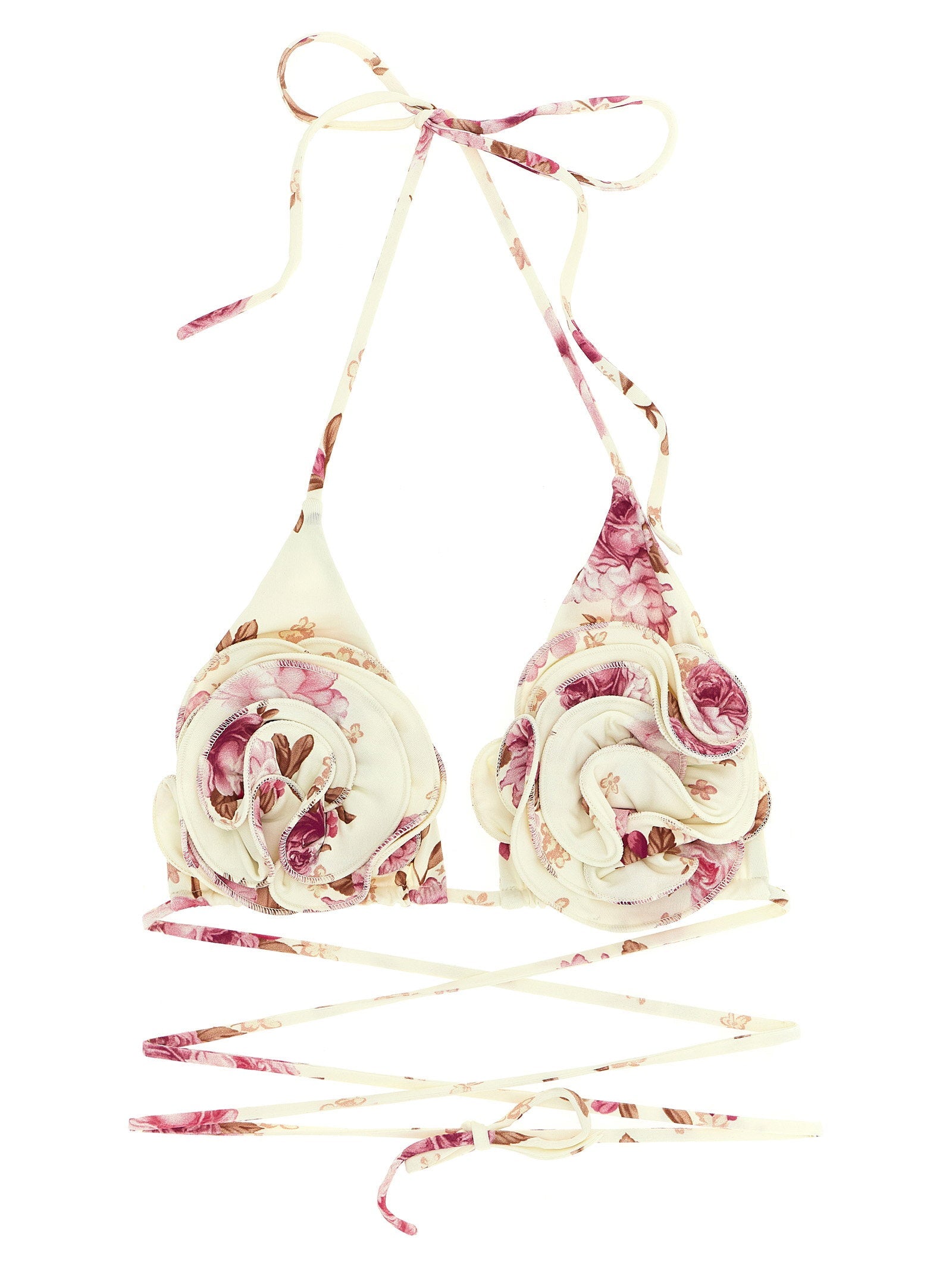 Magda Butrym RE26 Bikini Top — Cream