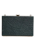 Women's Black Leather Clutch Evening Crossbody Bag