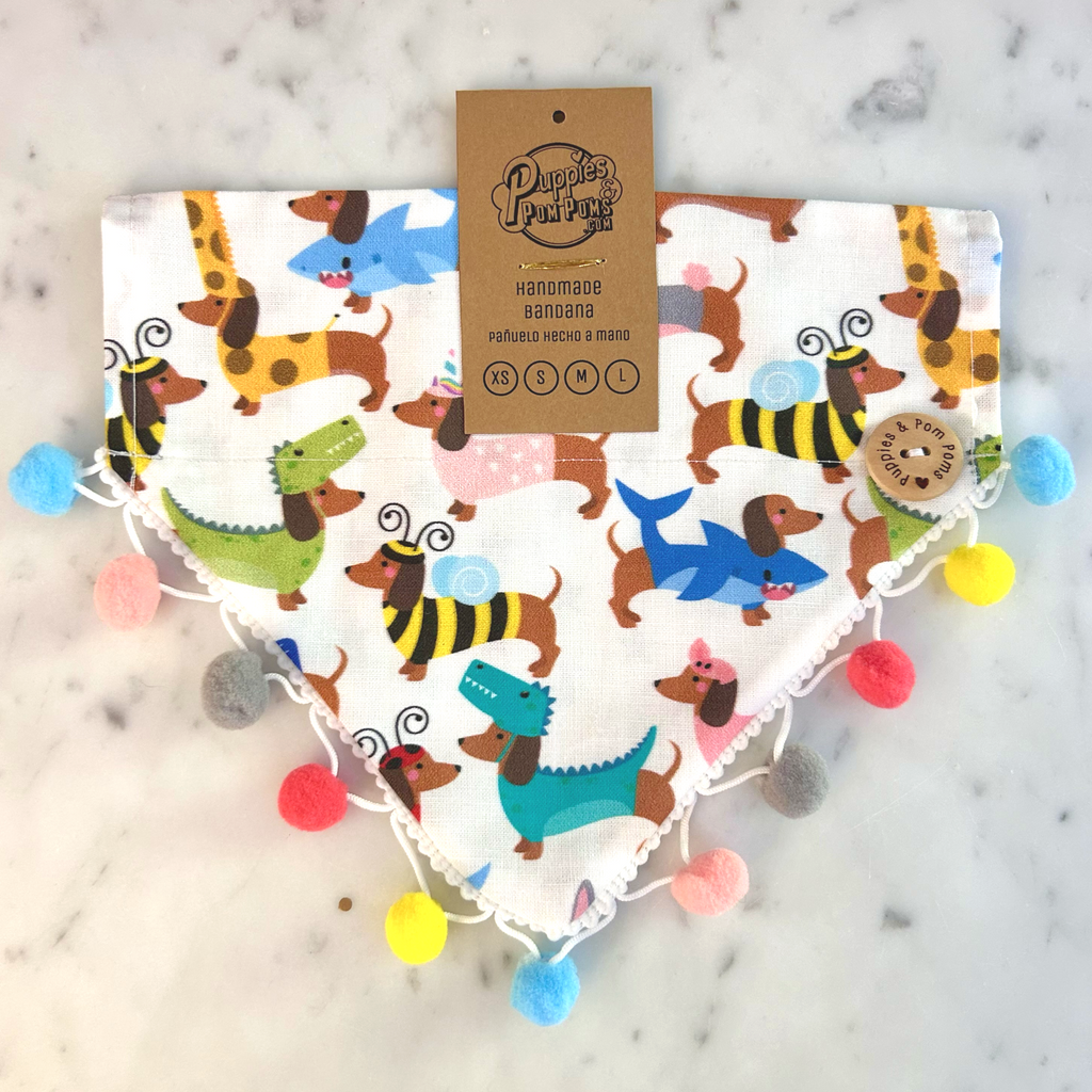 Party Sausages Dachshund Bandana