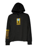 Men's Logo-Patched Cotton Hoodie Black Hoodies