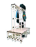 Banco Pvc con Doble Zapatero + Perchero
