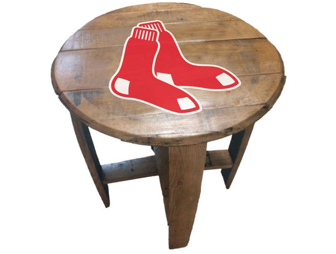 Imperial USA Officially Licensed MLB Oak Barrel Side Table
