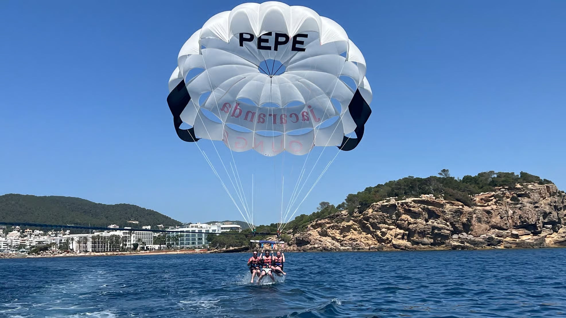 Parasailing Boat Cruise in Santa Eulària des Riu