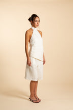 TOP HALTER | BLANCO