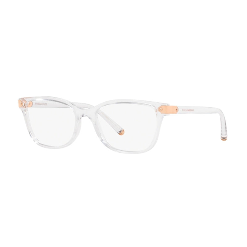 Dolce & Gabbana DG50363133 Transparent Acetate Eyeglasses — Clear