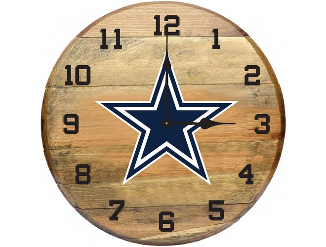Imperial USA Officially Licensed NFL Oak Barrel Clock