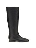 Herbert Levine Calfskin Leather Boots — Black