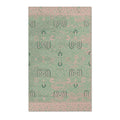 Mint Green Vintage Boho Accent Rug