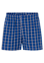 Calzoncillo Bóxer Hombre Algodón Tela Cuadros - Azul 6312_33