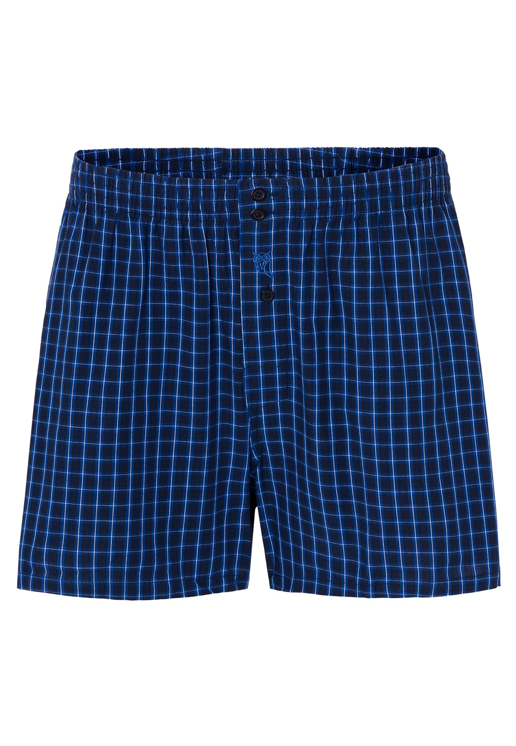 Calzoncillo Bóxer Hombre Algodón Tela Cuadros - Azul 6313_39