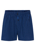Calzoncillo Bóxer Hombre Algodón Tela Cuadros - Azul 6313_39