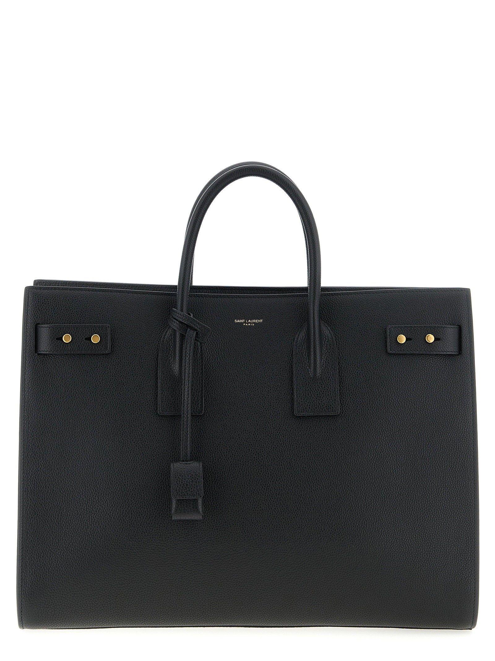 Bolso de mano Saint Laurent Sac de Jour — Negro