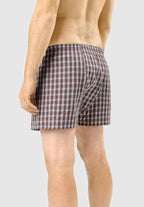 Calzoncillo Bóxer Hombre Algodón Tela Cuadros - Verde 6316_40