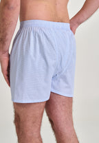 Calzoncillo Bóxer Hombre Algodón Tela Estampado - Celeste 6318_30