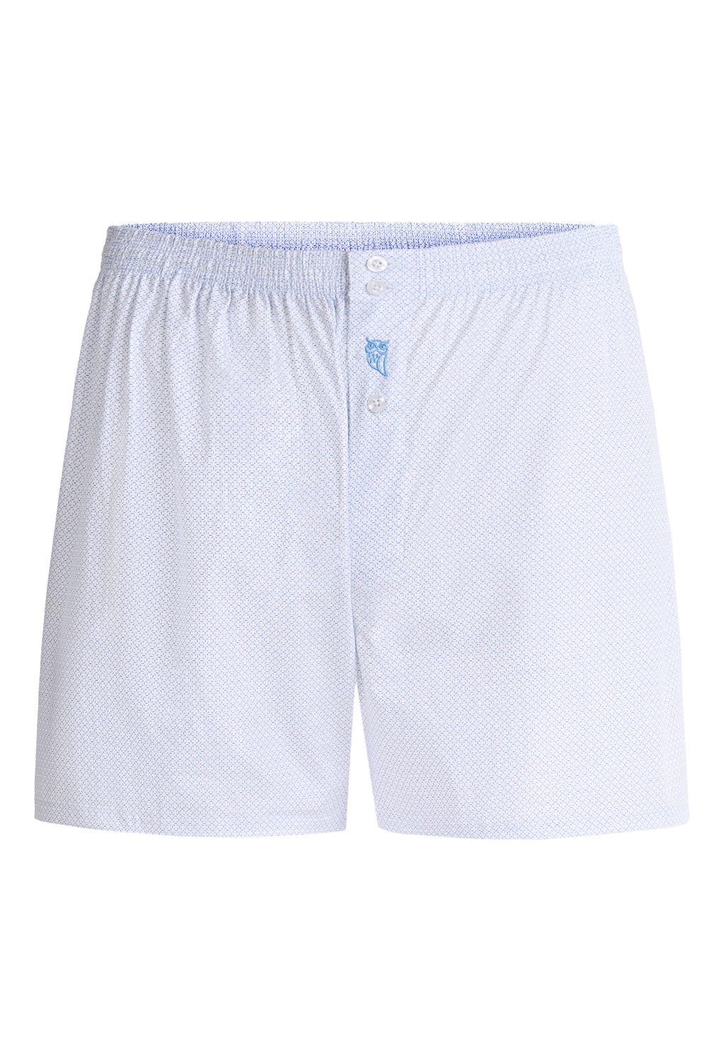 Calzoncillo Bóxer Hombre Algodón Tela Estampado - Celeste 6319_30