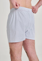 Calzoncillo Bóxer Hombre Algodón Tela Estampado - Celeste 6320_30