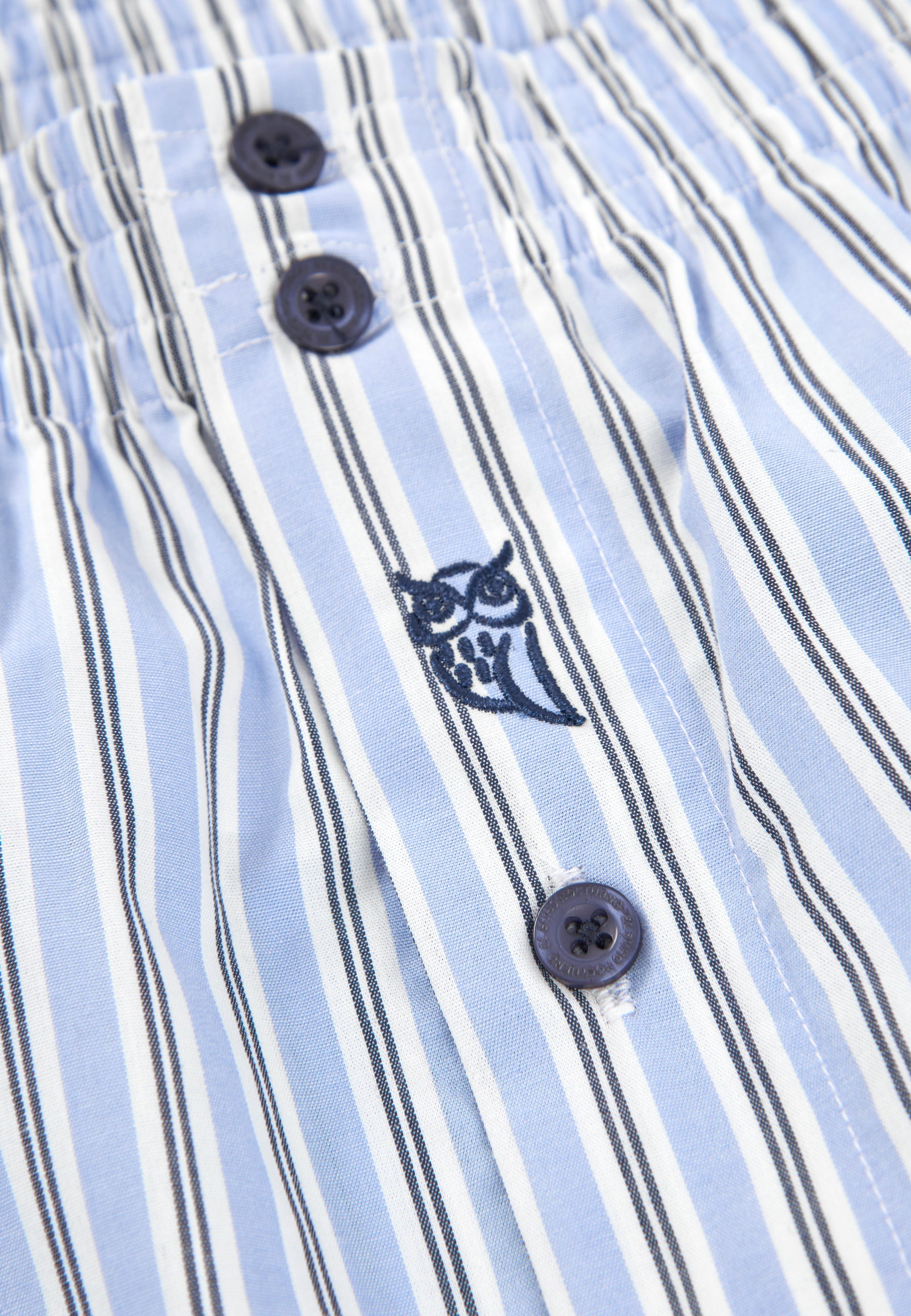 Calzoncillo Bóxer Hombre Algodón Tela Rayas - Celeste 6321_39