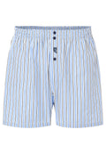 Calzoncillo Bóxer Hombre Algodón Tela Rayas - Celeste 6321_39