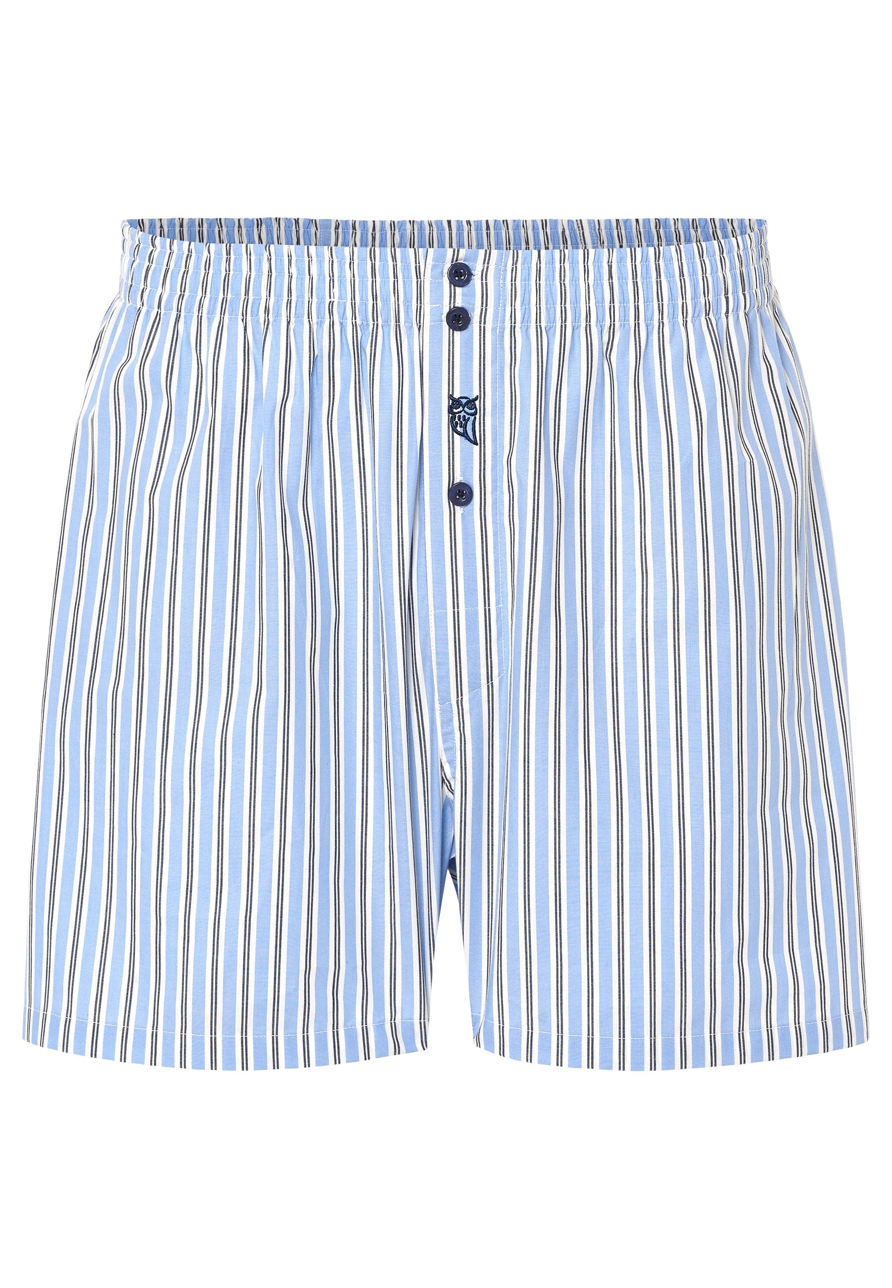 Calzoncillo Bóxer Hombre Algodón Tela Rayas - Celeste 6321_39