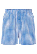 Calzoncillo Bóxer Hombre Algodón Tela Cuadros - Azul 6323_36