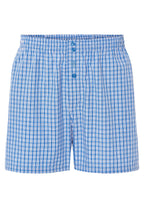 Calzoncillo Bóxer Hombre Algodón Tela Cuadros - Azul 6323_36