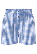 Calzoncillo Bóxer Hombre Algodón Tela Cuadros - Azul 6324_36