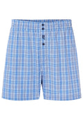 Calzoncillo Bóxer Hombre Algodón Tela Cuadros - Azul 6325_37