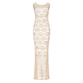White Pearl Handmade Maxi Crochet Dress