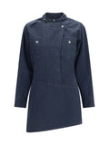 Marant Etoile Nouria Shirt Dress — Black