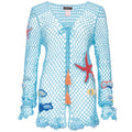 Aqua Marine Handmade Crochet Top-Cover Up