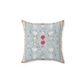 Baroque Blossom Tapestry Throw Pillow