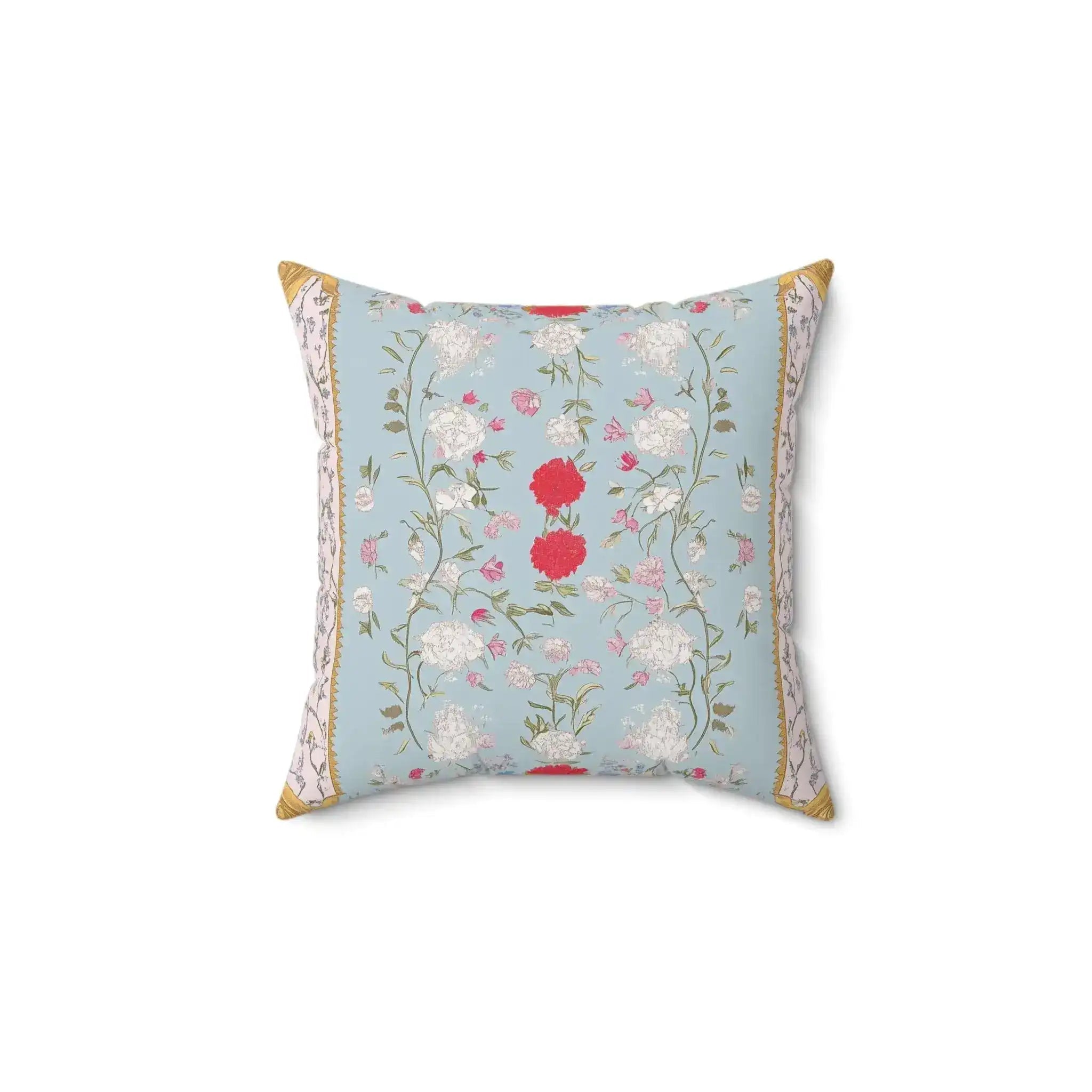 Baroque Blossom Tapestry Throw Pillow