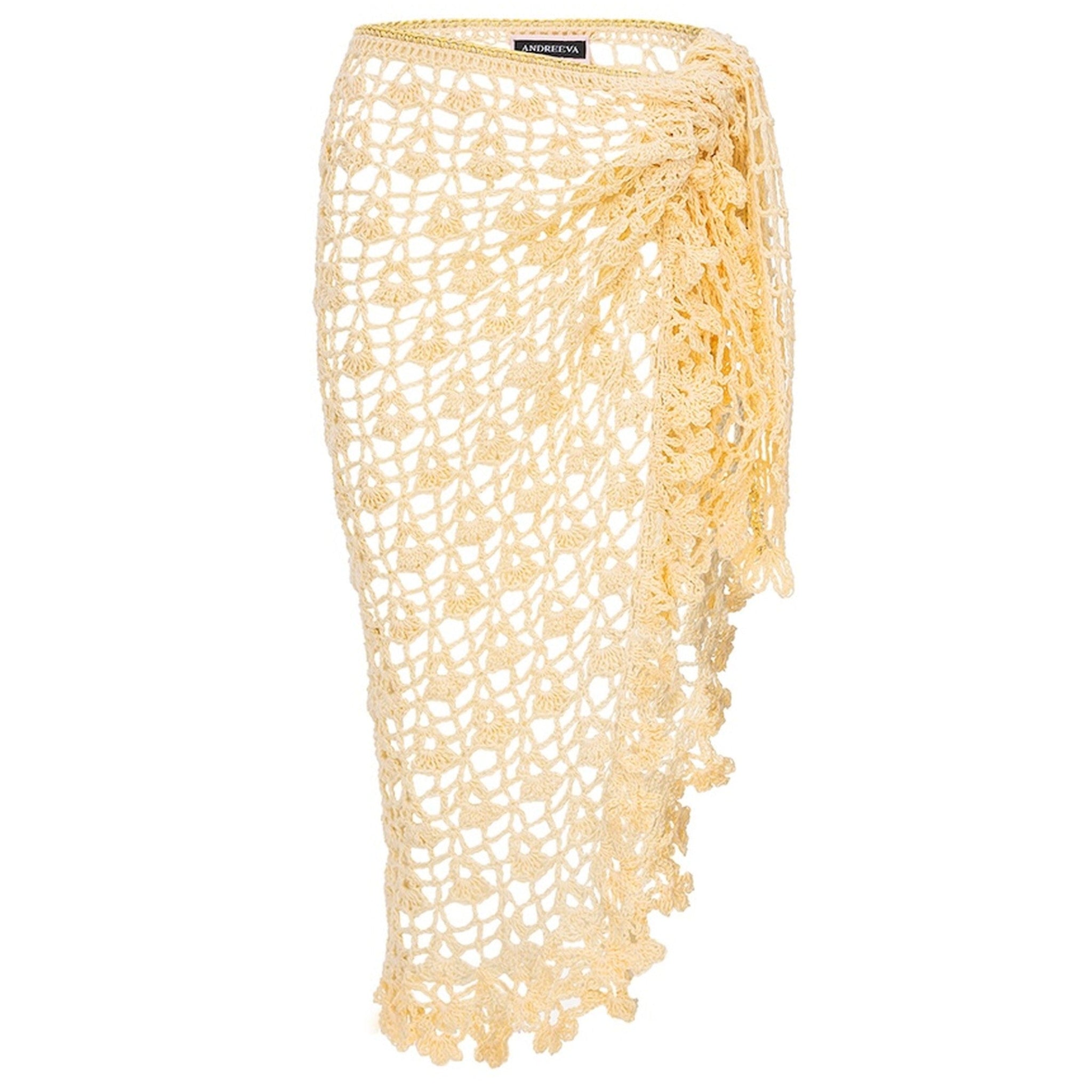 Beach Rose Handmade Crochet Cover-Up